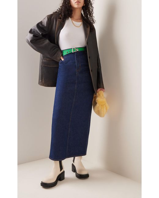 Bottega Veneta White The Lug Leather Ankle Boots