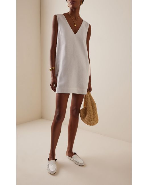 knee length dresses for ladies Favorite Daughter - The Favorite Mini Linen Dress main image 1