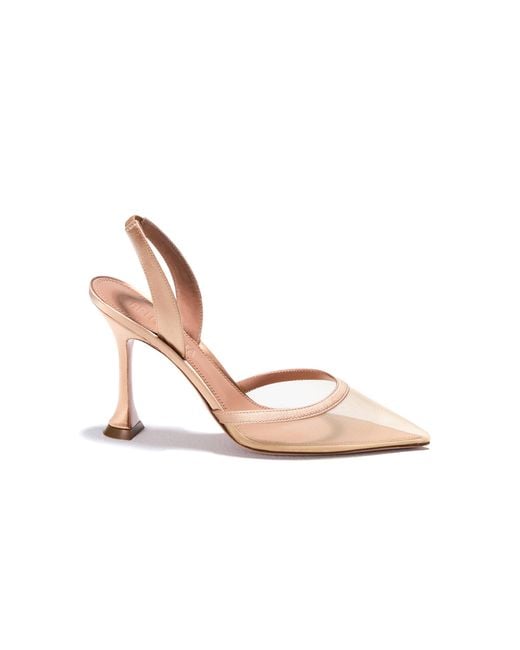 Britt Netta Natural Esme Mesh Slingback Pumps