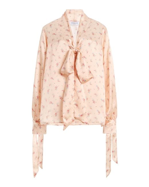 Franchise Pink Petra Silk Blouse
