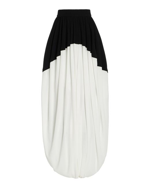 Proenza Schouler Black Crepe Jersey Maxi Skirt