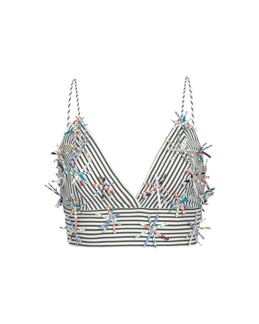 Silvia Tcherassi Blue Ibbie Cotton Top
