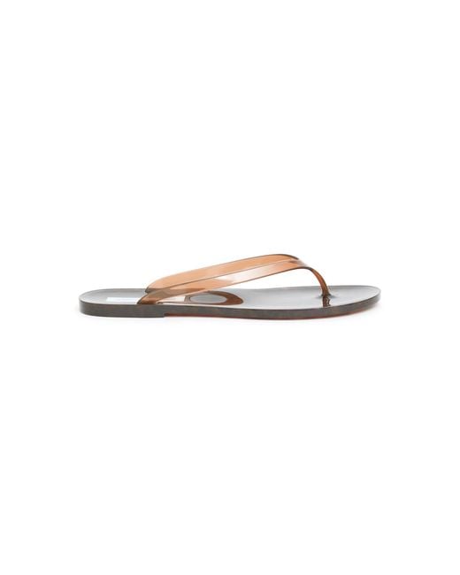 Christopher Esber White Jo Pvc Flip Flop Sandals