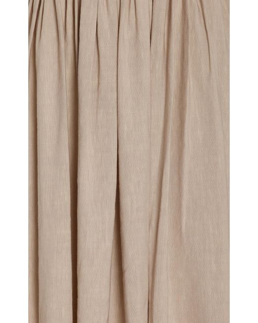 Matteau Stretch Linen-blend Cami Dress in Natural | Lyst Australia