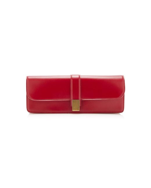 Khaite Red Blake Leather Clutch