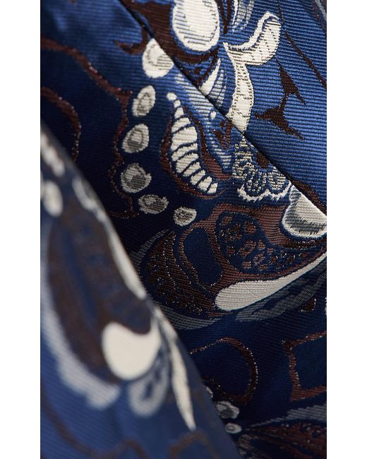 Cara Cara Blue Donna Jacquard Jacket