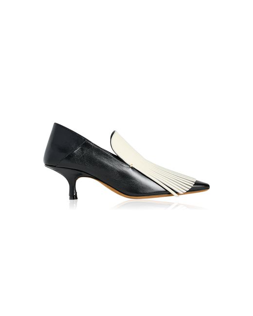 Khaite Black Anouk Fringe Loafer 55