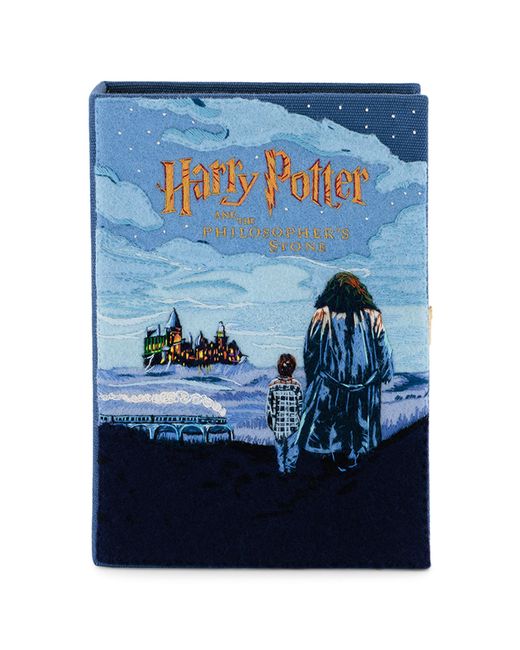Olympia Le-Tan Blue The Philosopher's Stone Clutch