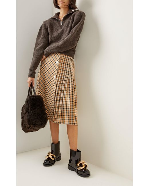 JW Anderson Chain-embellished Rubber Boots in Black | Lyst