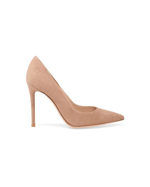 Gianvito Rossi Pink Gianvito Suede Pumps