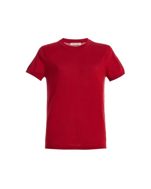 High Sport Red Otis Cotton T-shirt