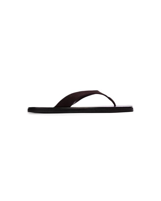 Black Suede Studio Black Bae Suede Sandals