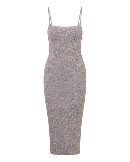 LoveShackFancy Metallic Lorelai Sparkle Maxi Dress