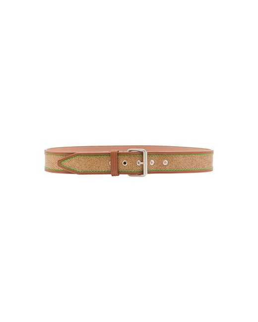 Dries Van Noten Brown Leather Belt