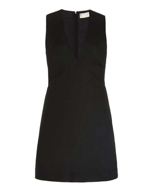 Posse Black Exclusive Eden Linen Mini Dress