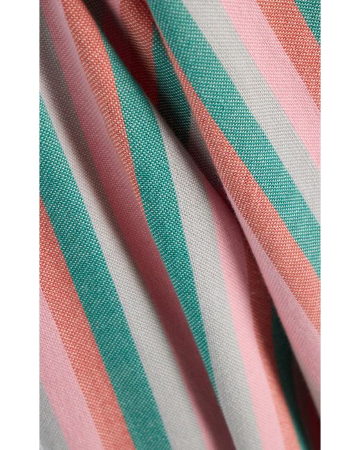Marrakshi Life Pink Exclusive Riviera Striped Cotton Shirt