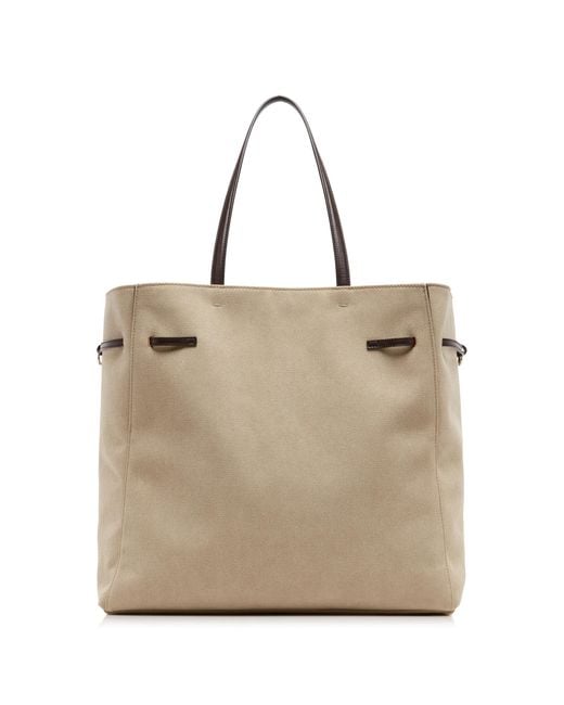 Givenchy Natural Voyou Large E/w Canvas Tote Bag