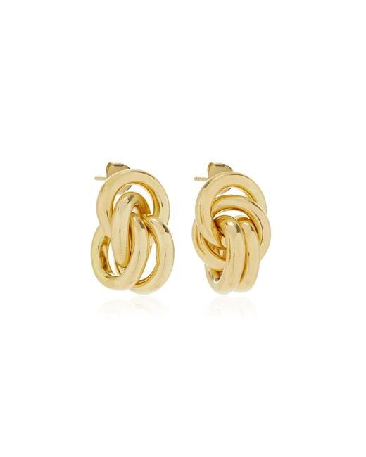 LIE STUDIO Metallic The Vera 18k Gold-plated Earrings
