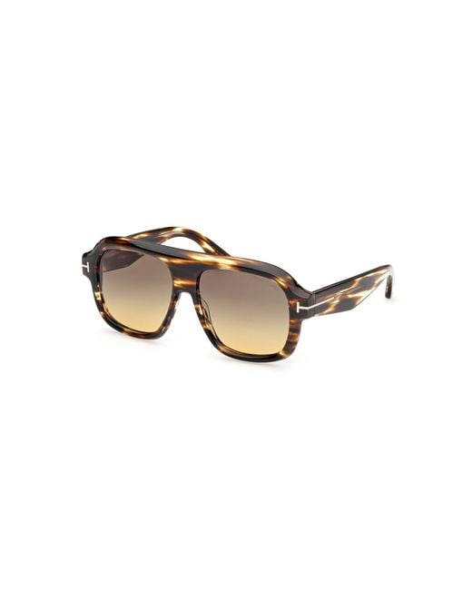Tom Ford Yellow Rhonda Acetate Sunglasses