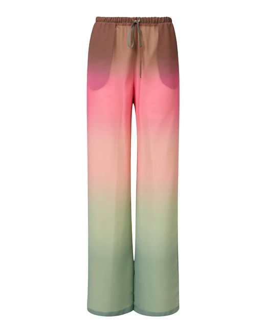Silvia Tcherassi Red Curacao Pants