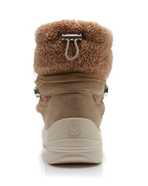 Moncler Brown Insolux Teddy Snow Boots