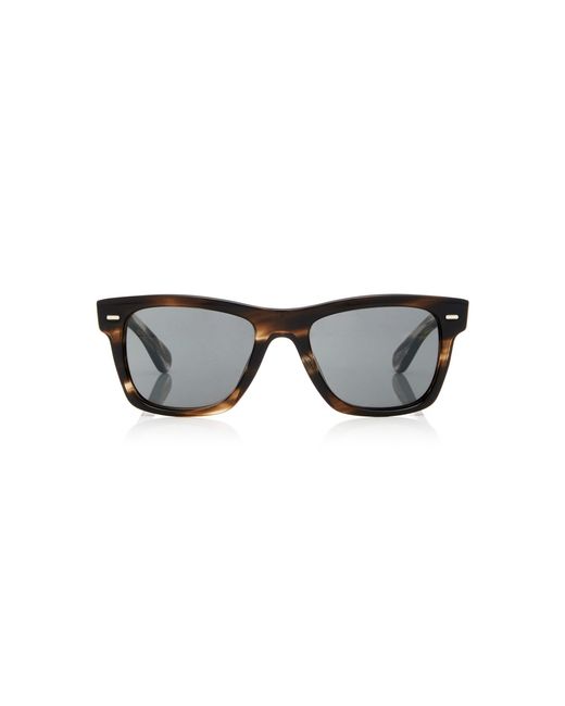 Oliver Peoples Brown Oliver Sun Square-frame Acetate Sunglasses for men