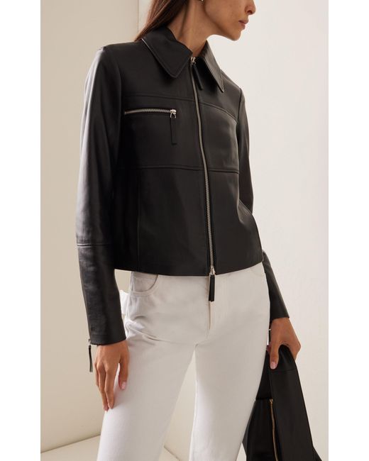Proenza Schouler Black Annabel Leather Jacket