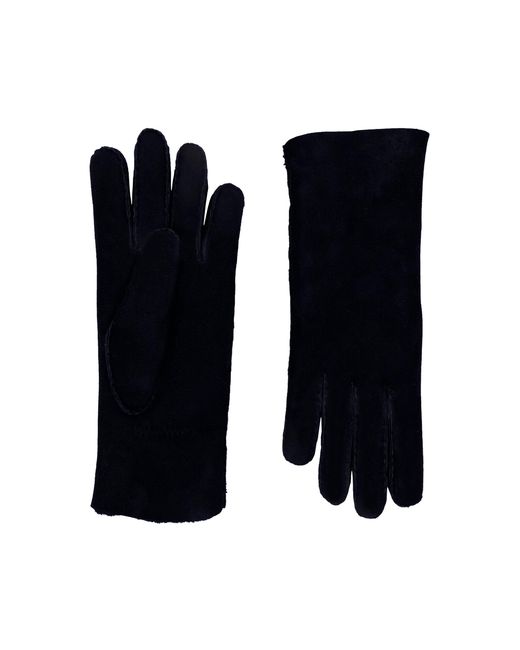 Agnelle Black Denise Shearling Gloves