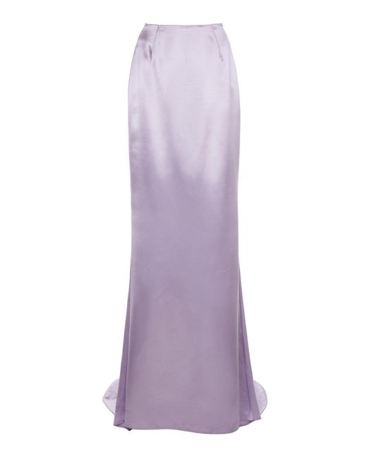 Del Core Purple Siren Maxi Skirt