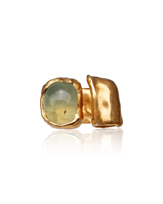 SIMUERO Metallic Uva 18k Gold-plated Ring