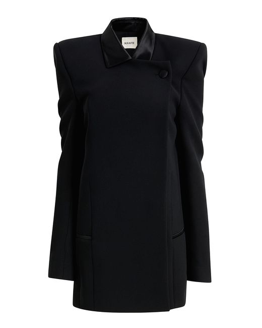 Khaite Black Armair Crepe Jacket