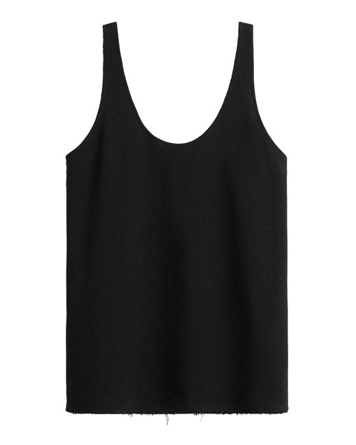 Totême Black Sablé Tank Top