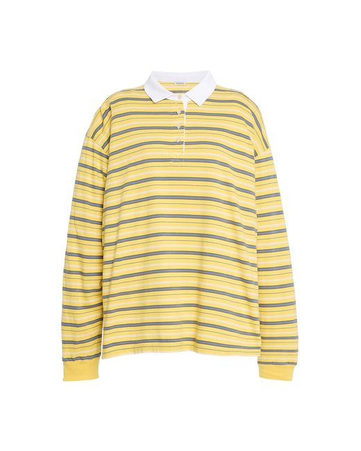 Kallmeyer Yellow Eli Striped Cotton Polo