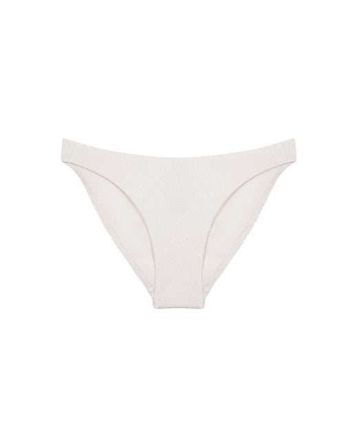 ViX White Basic Full Bikini Bottom