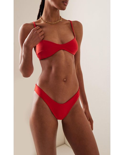 Haight Red X Tina Kunakey Monica Bikini Top