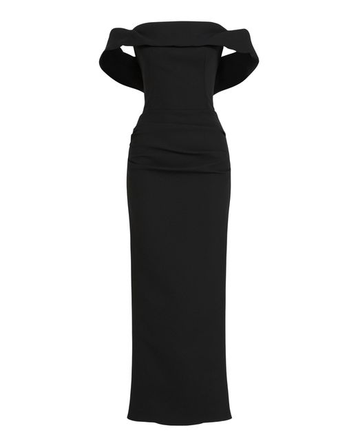 Maticevski Black Resolve Midi Dress