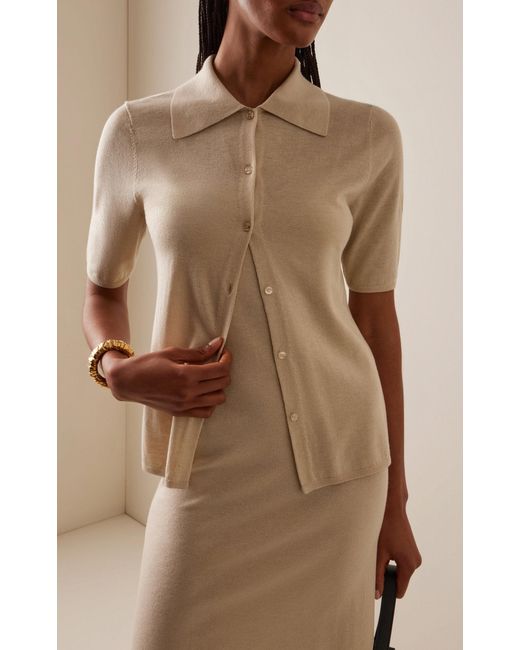 By Malene Birger Natural Exclusive Riviera Dotta Top for men