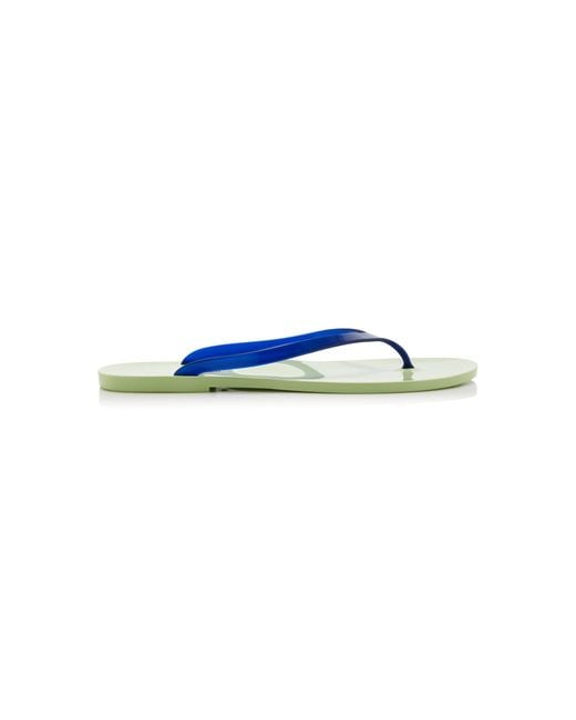 Christopher Esber Blue Jo Pvc Flip Flop Sandals
