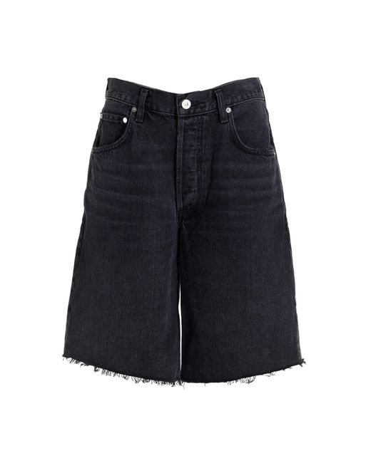 Citizens of Humanity Blue Brynn Drawstring Organic Cotton Denim Shorts for men