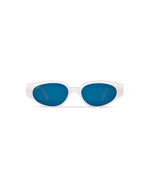 Kimeze Blue Gabriel Ii Cat-Eye Acetate Sunglasses