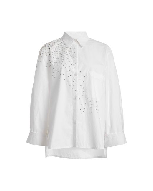 Twp White Next Morning Cotton Shirt