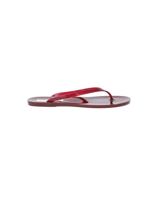 Christopher Esber Red Jo Pvc Flip Flop Sandals