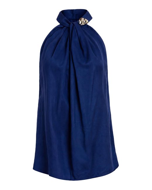 Silvia Tcherassi Blue Shela Blouse