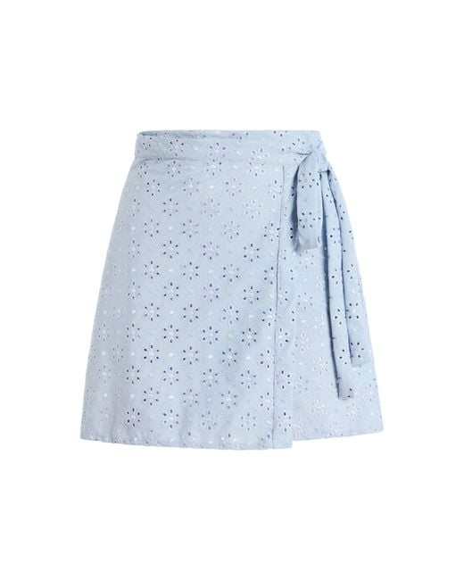 Juillet Blue Broderie Anglaise Wrap Skirt