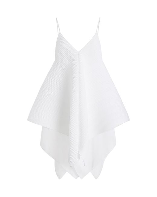 J.W. Anderson White Plisse Top