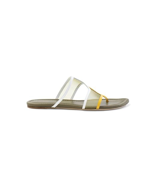 Christopher Esber Green Paloma Vapour Mesh Sandals