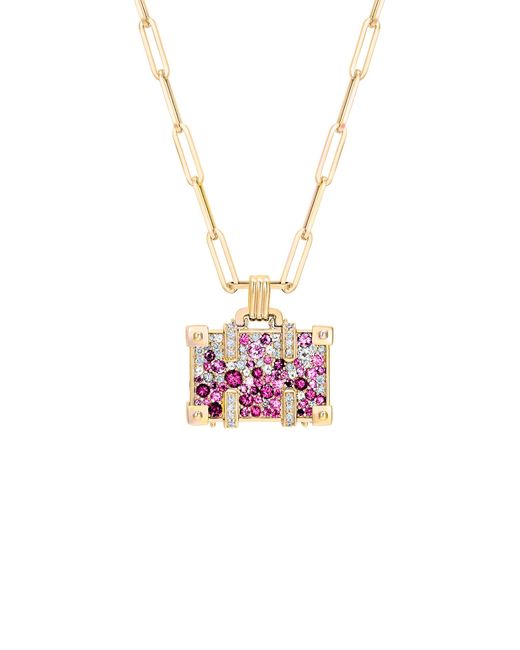 Nevernot Pink Hot Memories 14K Necklace