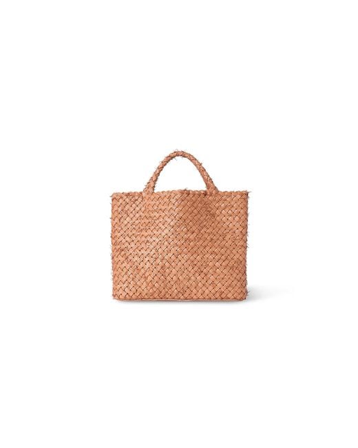 The Row Natural Amber Woven Leather Bag