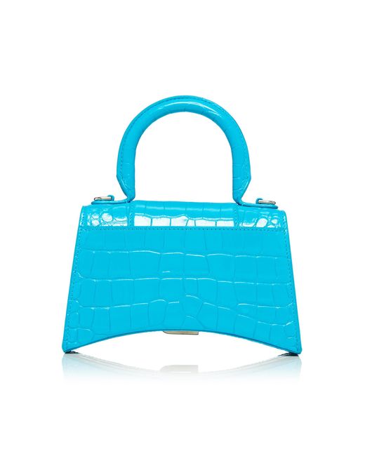 blue croc balenciaga bag