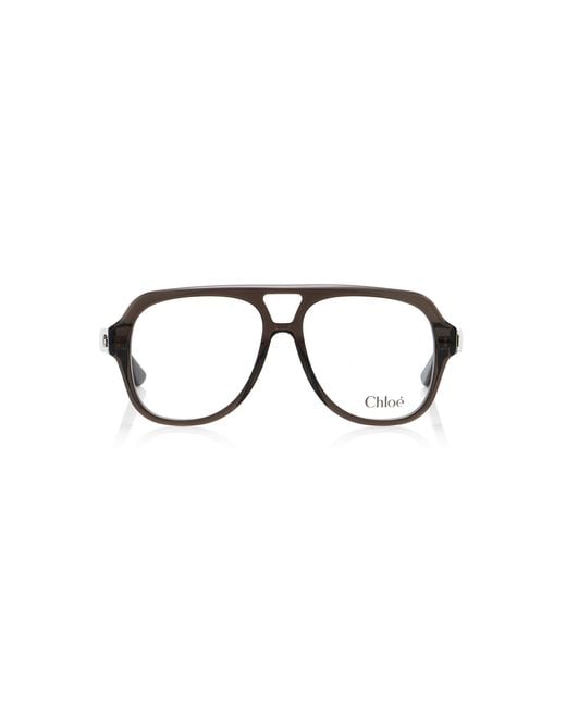 Chloé Blue Salomé Aviator-Frame Acetate Glasses